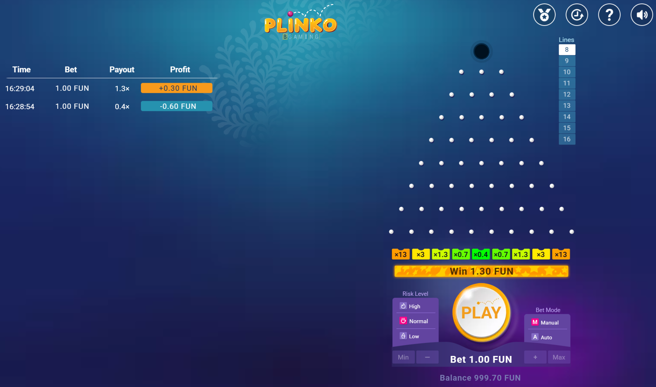Plinko Winnita Casino